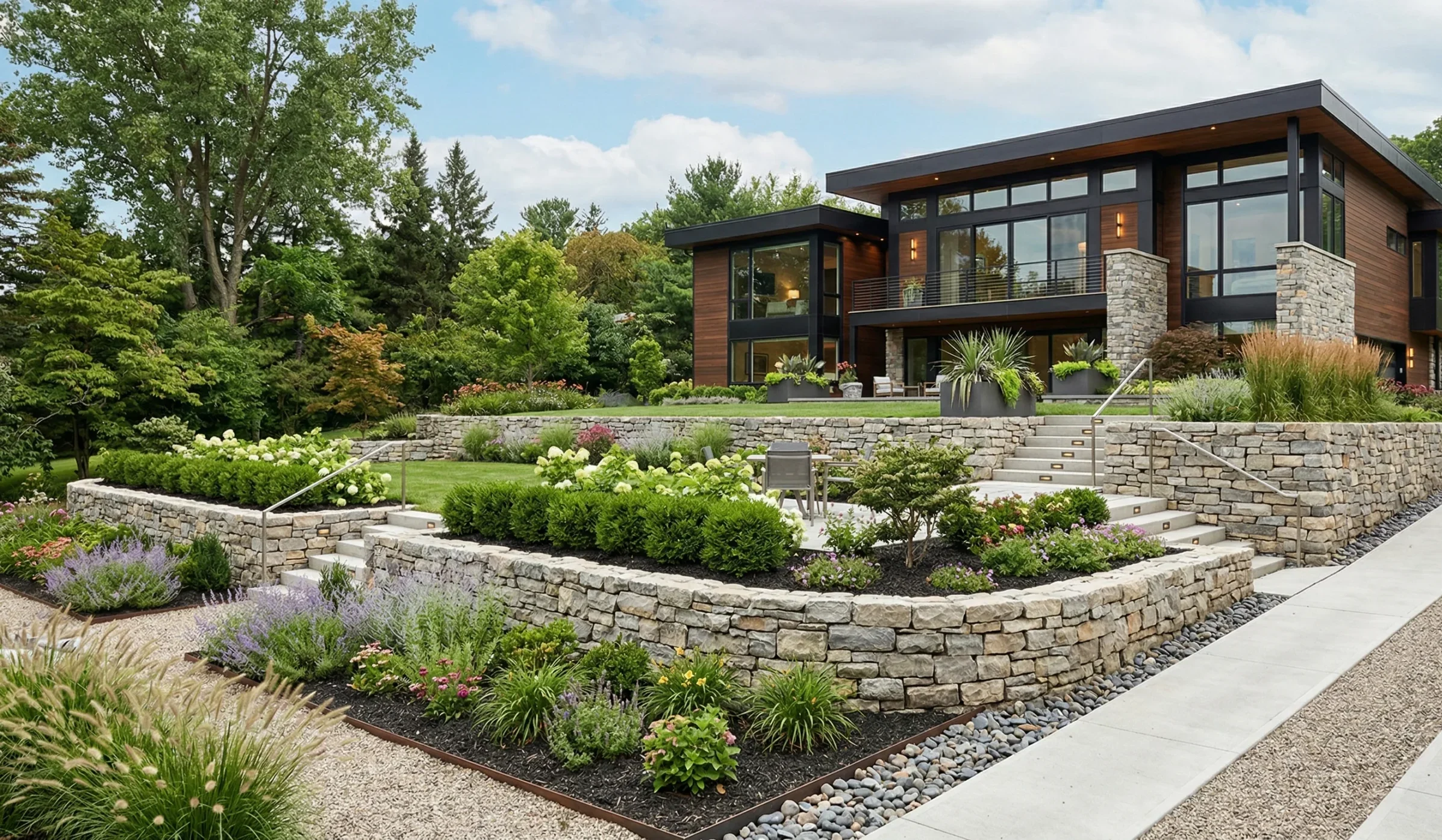 Retaining Walls, Paving & Edging